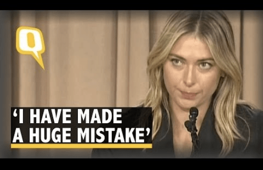 sharapova mistake