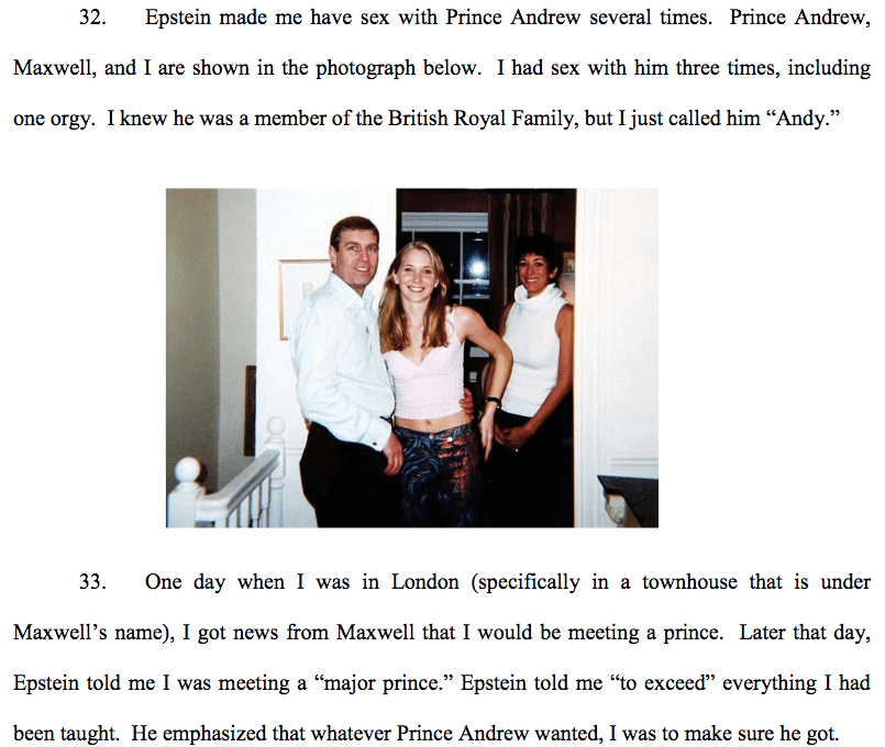 Andrew Virginia photo deposition